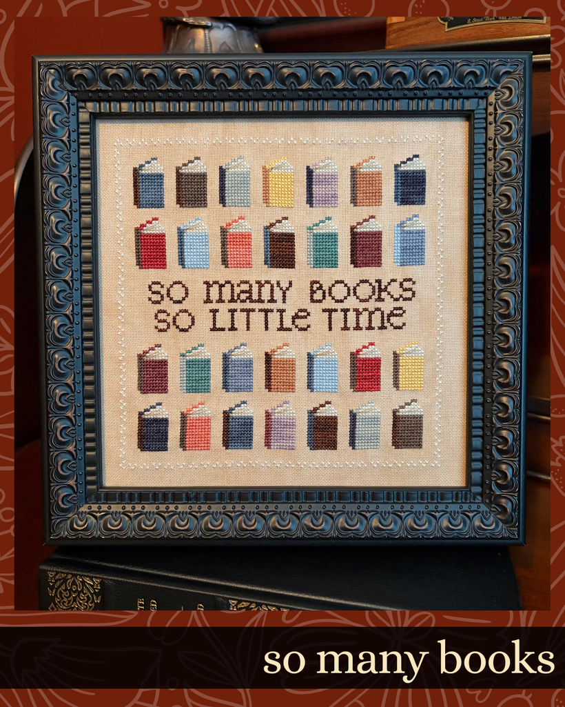 * PREORDER * So Many Books ~ Sweet Wing Studio ~ Needlework Marketplace 2026