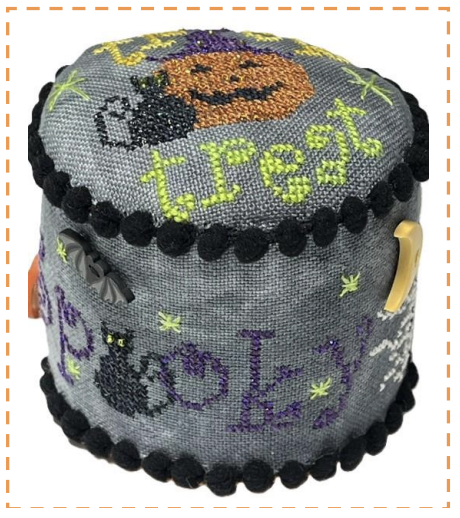 * PREORDER * Spooky Boos Drum ~ Praiseworthy Stitches ~ Needlework Marketplace 2026