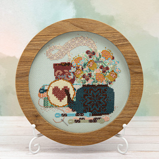 *PREORDER* Springtime Sip & Stitch ~ Counting Puddles ~ Nashville Needlework Market 2026