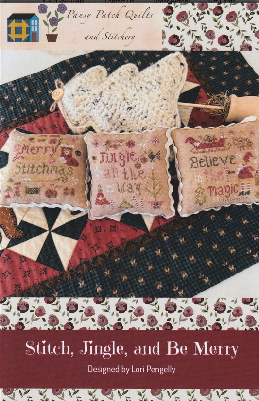 Stitch, Jingle, and Be Merry ~ Pansy Patch Quilts and Stitchery
