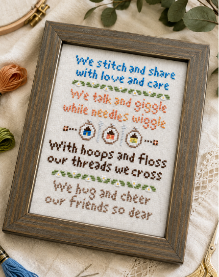 * PREORDER * Stitch and Share ~ Sweet Wing Studio ~ Needlework Marketplace 2026