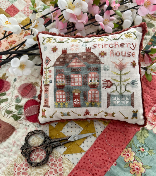 Stitchery House ~ Houses on Stitchery Lane #1 ~ Pansy Patch Quilts & Stitchery