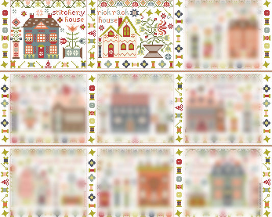 Rick Rack House ~ Houses on Stitchery Lane #2 ~ Pansy Patch Quilts & Stitchery
