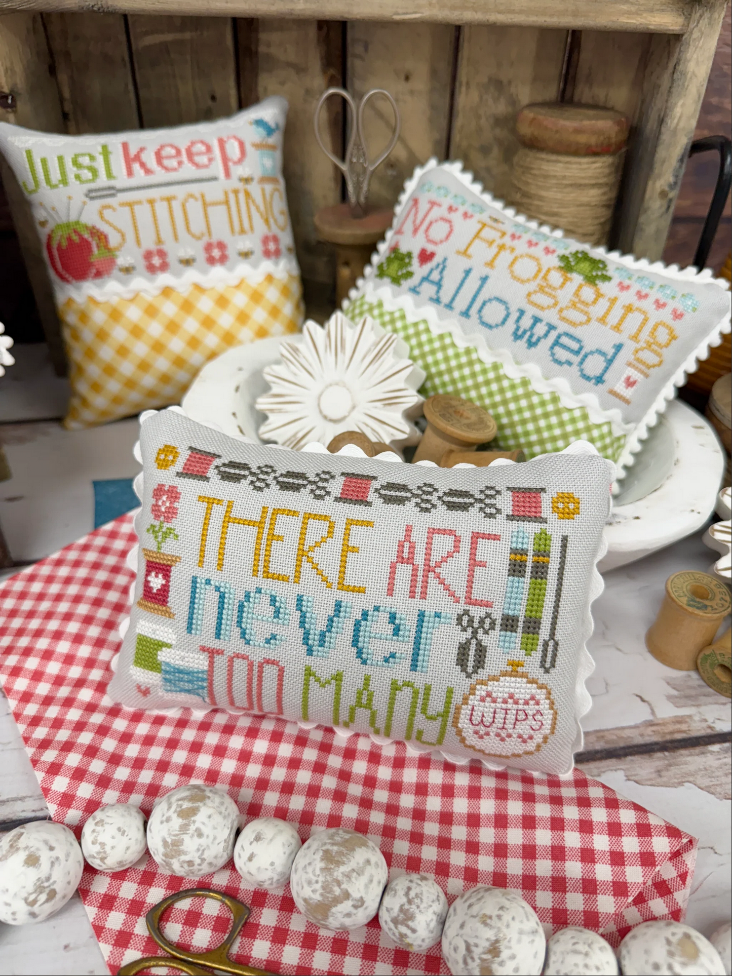 Stitching Rules ~ Chart and Floss Pack ~ Primrose Cottage