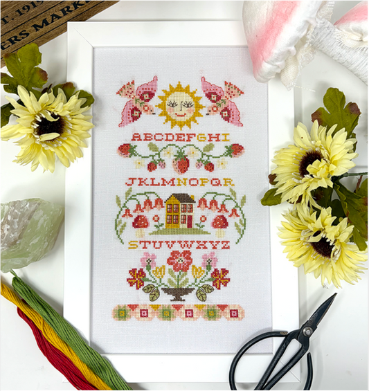 *PREORDER* Strawberry Band Sampler ~ Tiny Modernist ~ Nashville Needlework Market 2026