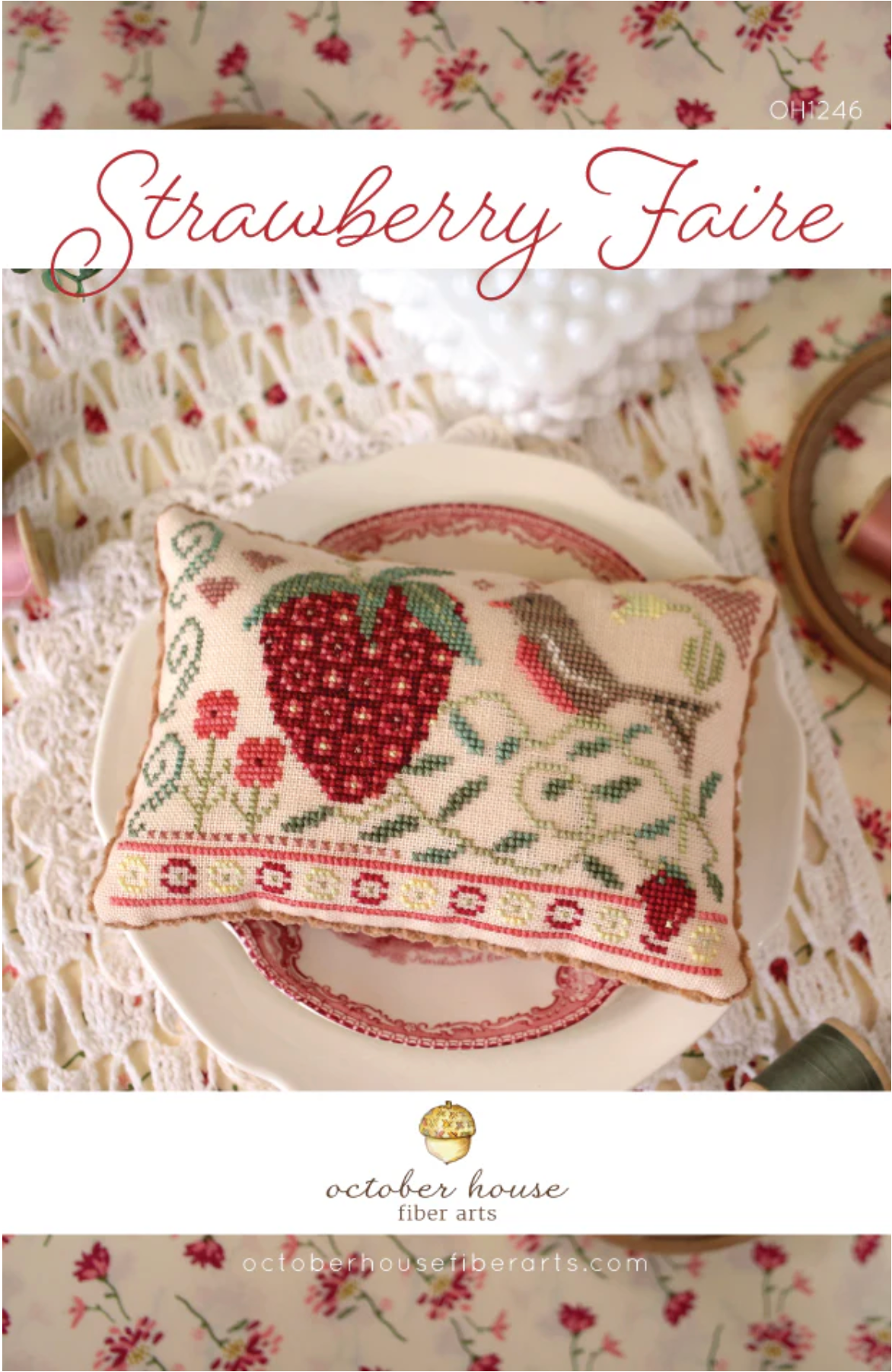 Strawberry Faire ~ October House Fiber Arts