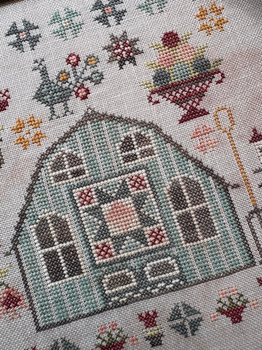 PRE-ORDER ** Summer Quilt Barn ~ Needlework Marketplace 2025 ~ Pansy Patch Quilts and Stitchery