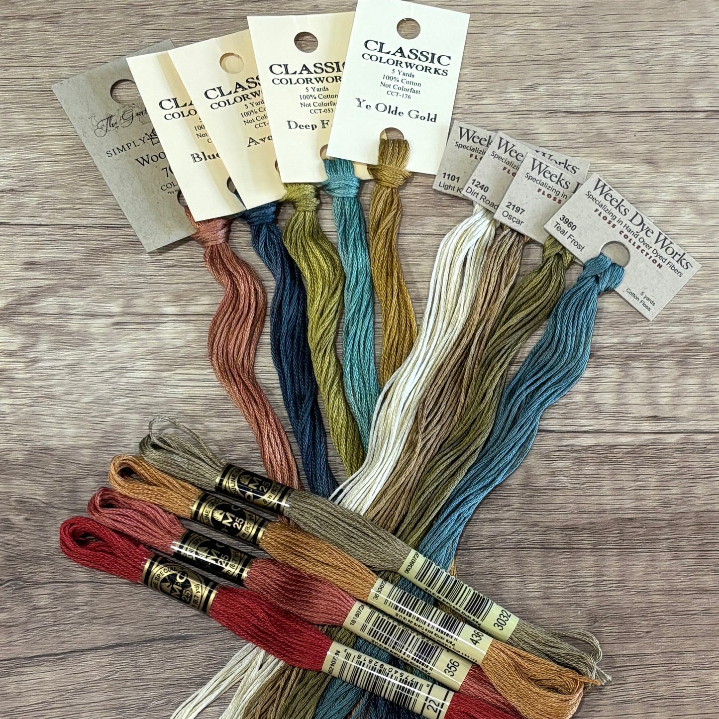 Summer Trio ~ Chart and Floss Pack ~ With Thy Needle & Thread