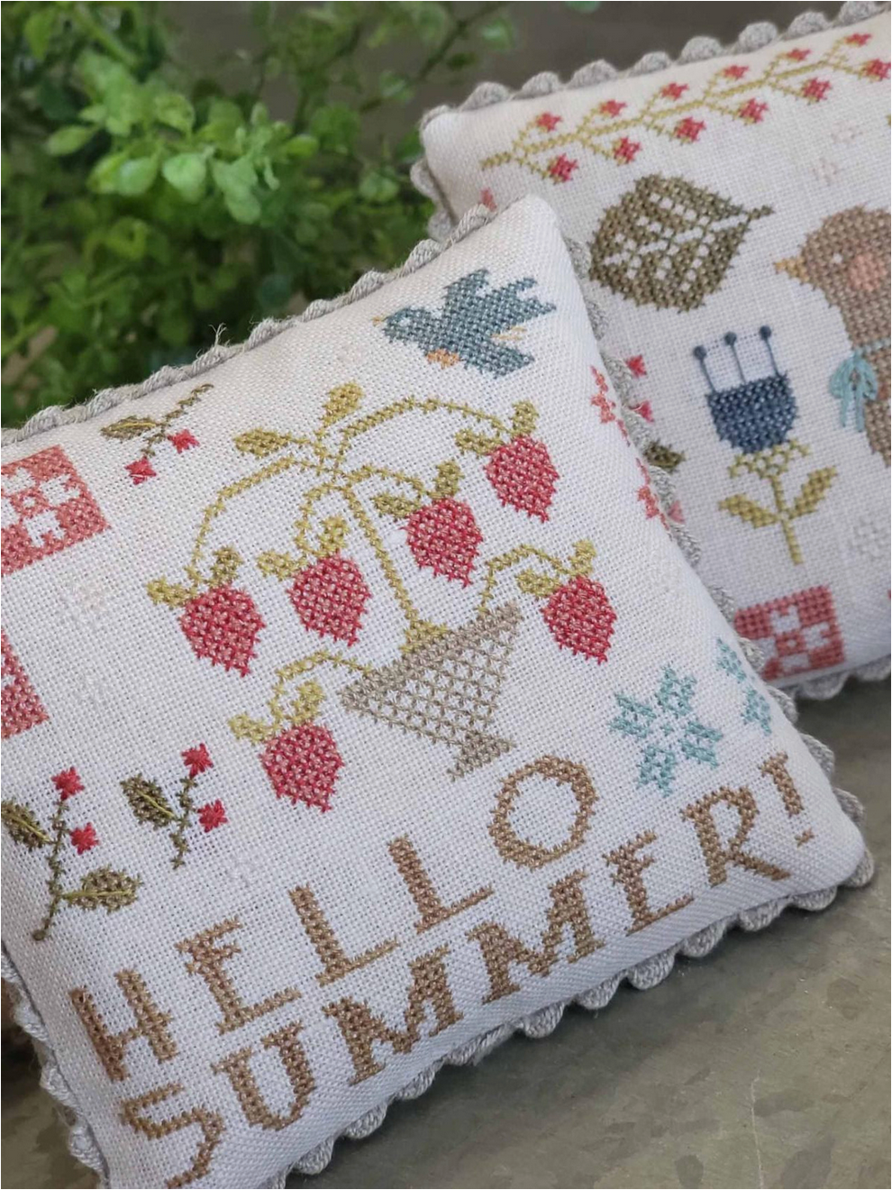 Summer Trio ~ Chart and Floss Pack ~ With Thy Needle & Thread