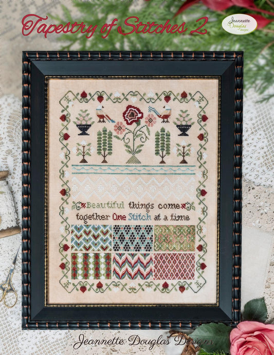 *PREORDER* Tapestry of Stitches 2 & Gloriana Silk Pack ~ Jeannette Douglas ~ Nashville Needlework Market 2026
