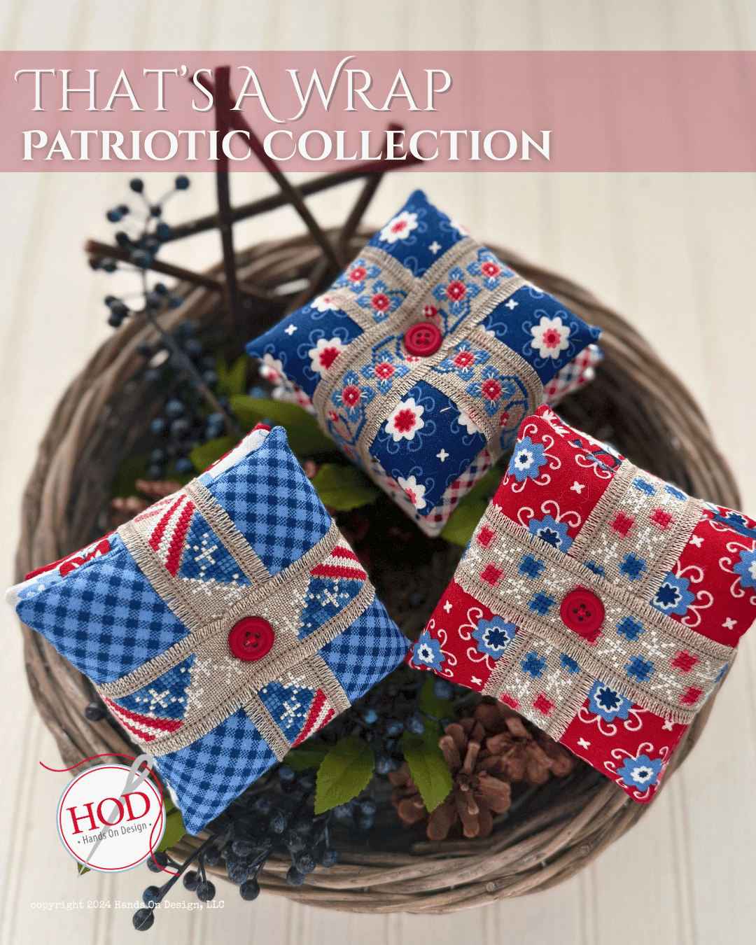 That's a Wrap Patriotic Collection  ~ Hands on Design