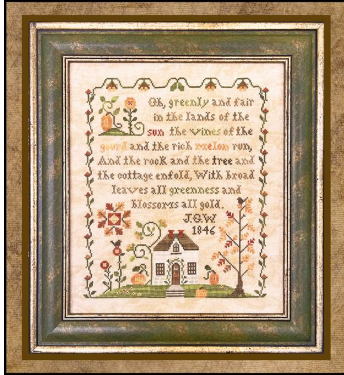 The Pumpkin ~ Little House Needleworks