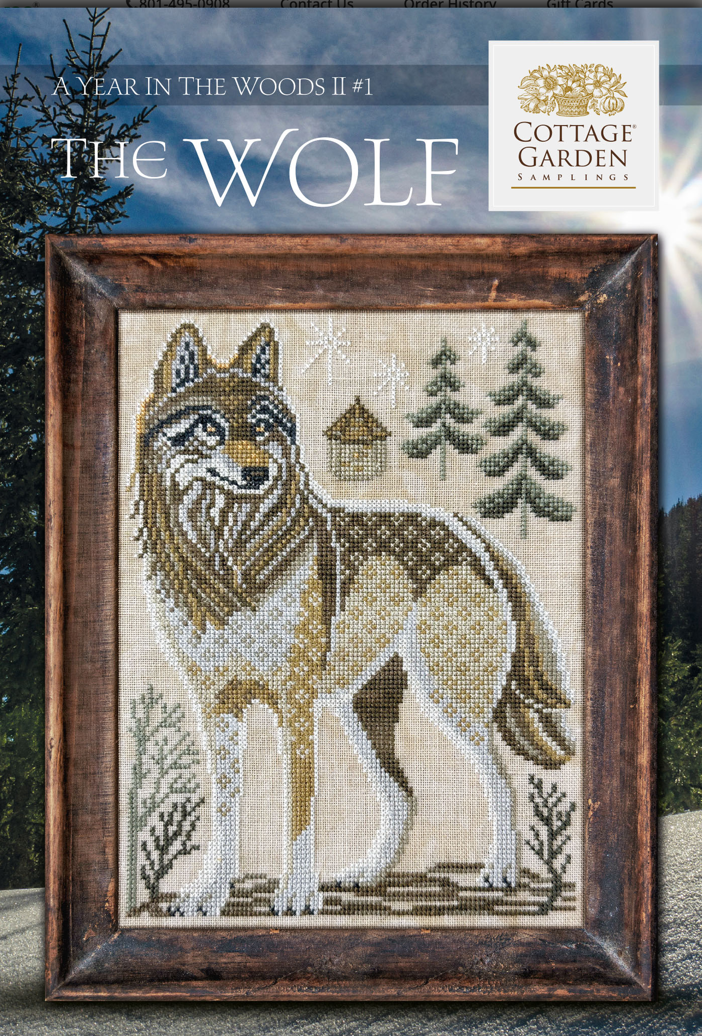 The Wolf ~ A Year in the Woods 2 ~ Cottage Garden Samplings