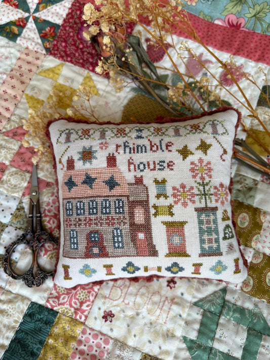 Thimble House ~ Houses on Stitchery Lane #6 ~ Pansy Patch Quilts & Stitchery