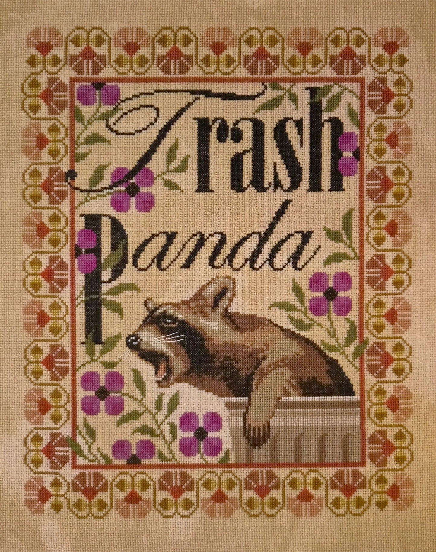 * PREORDER * Trash Panda ~ The Artsy Housewife ~ Needlework Marketplace 2026