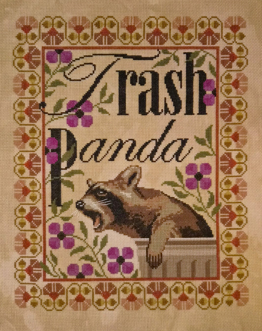 * PREORDER * Trash Panda ~ The Artsy Housewife ~ Needlework Marketplace 2026