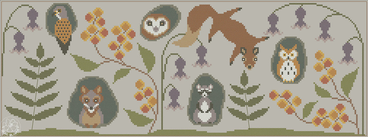 * PREORDER * Trunk Town Autumn ~ The Blue Flower ~ Needlework Marketplace 2026