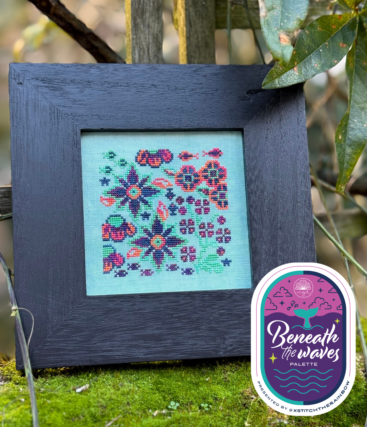 Underwater Garden ~ Beneath the Waves Palette ~ Jan Hicks ~ Nashville Needlework Market 2026