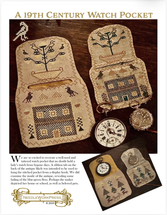 Watch Pocket Sampler ~ Needlework Press