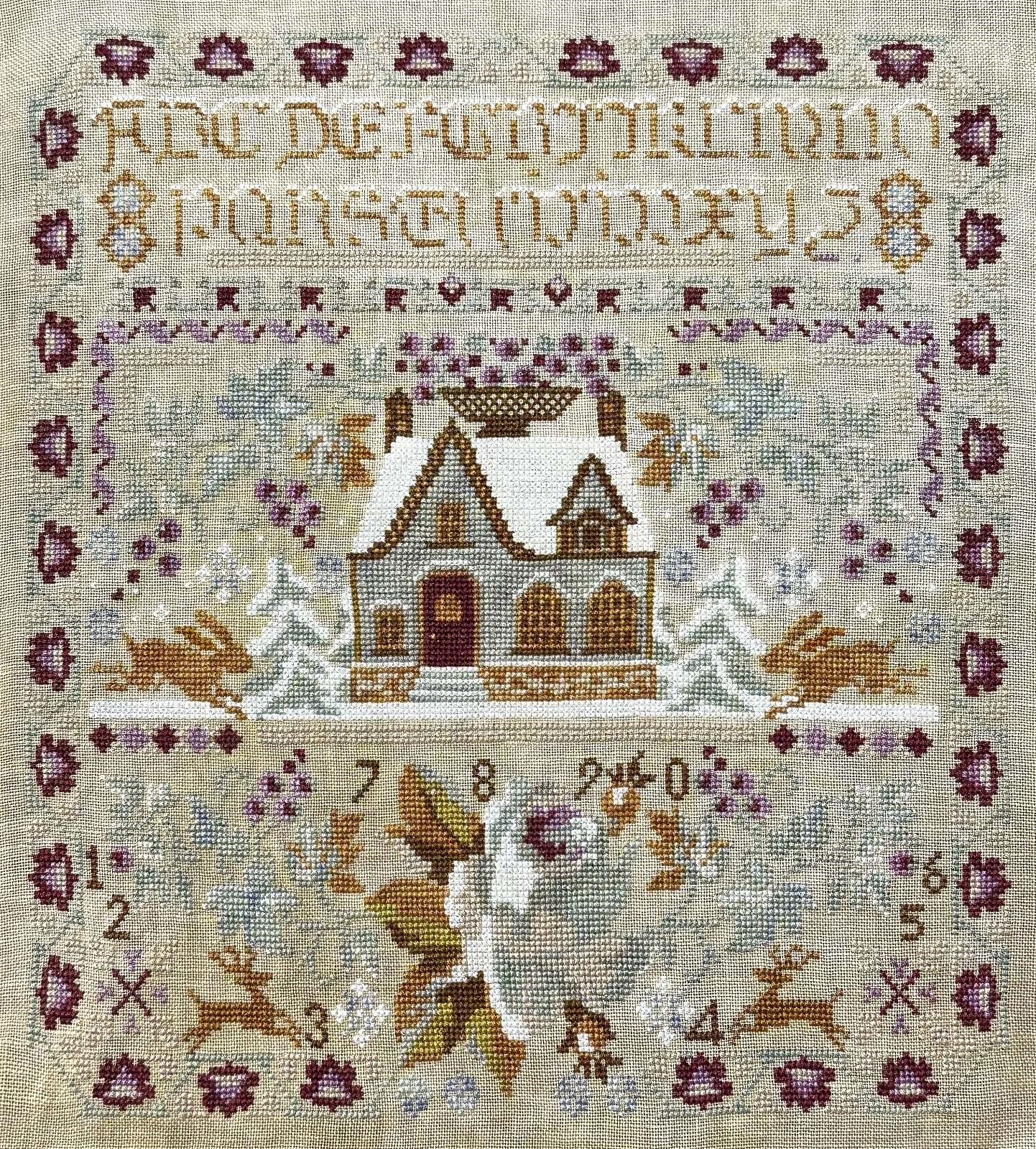 Winter Rose Sampler ~ Twin Peak Primitives