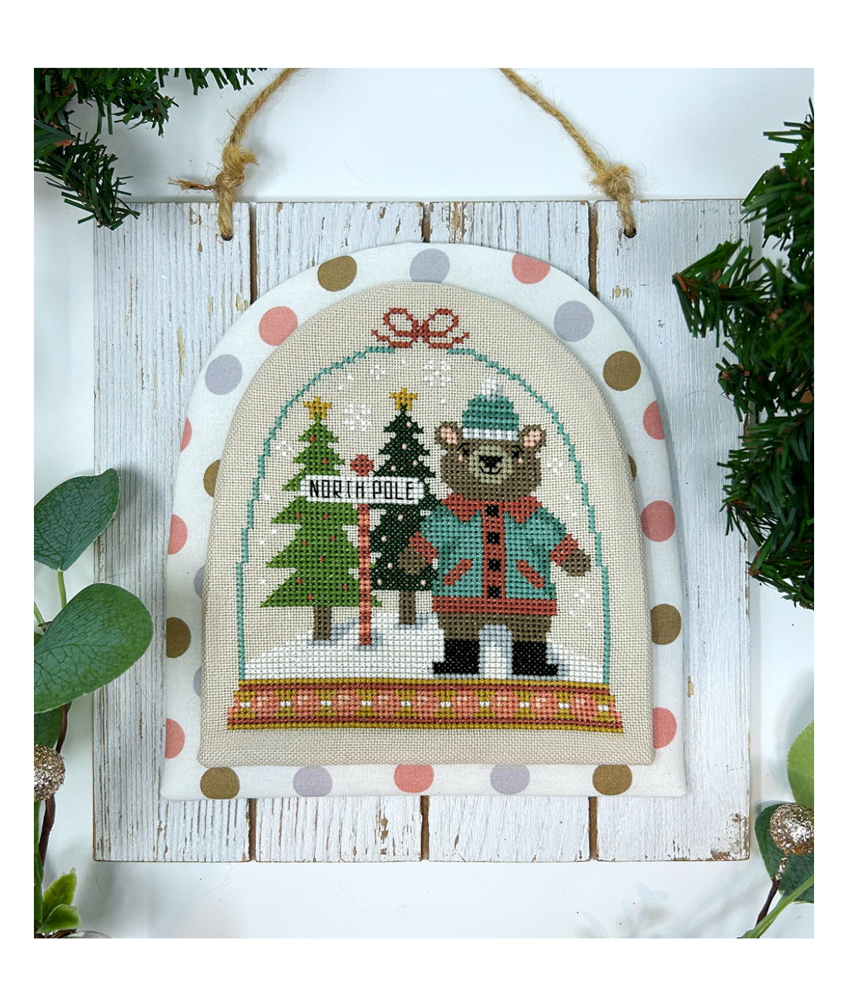 * PREORDER * Winter Snowglobes: Bear ~ Tiny Modernist ~ Needlework Marketplace 2026