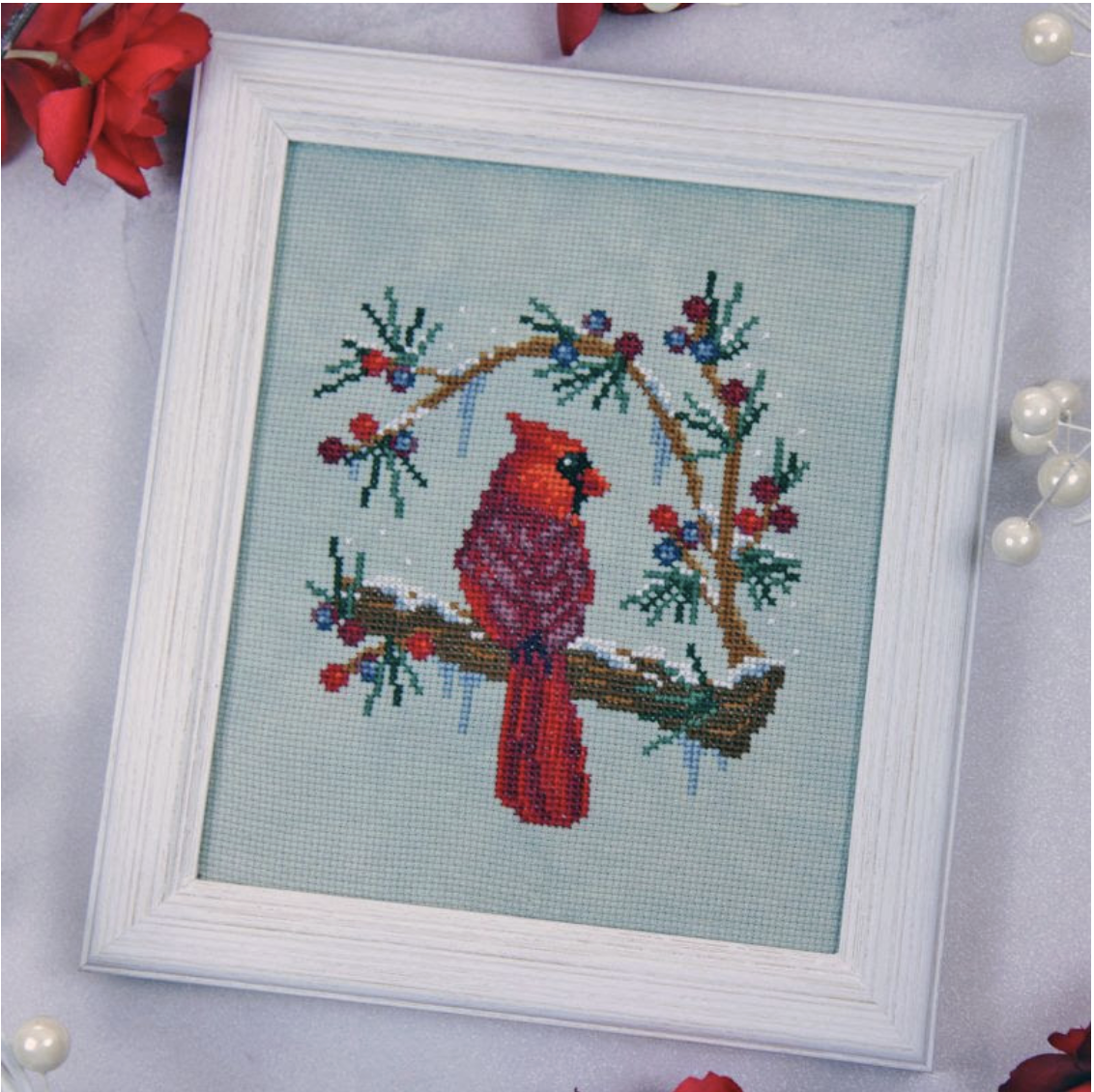 * PREORDER * Winter's Cardinal ~ The Stitch Crypt ~ Needlework Marketplace 2026