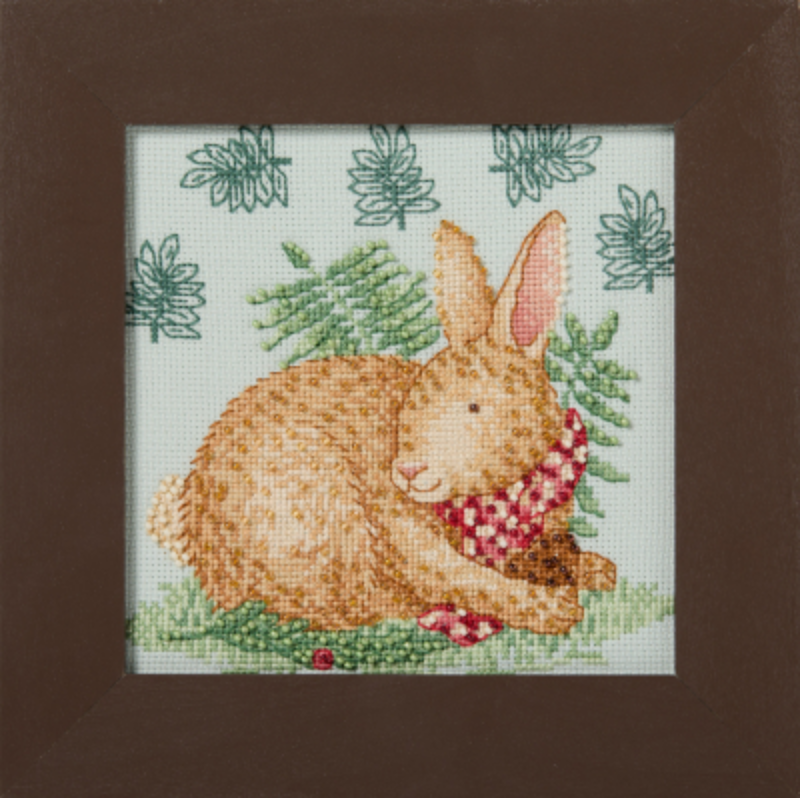 Woodland Friends - Reggie Rabbit by Debbie Mumm ~ Beaded Kit ~ Mill Hill