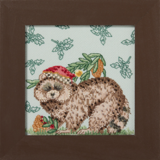 Woodland Friends - Rocky Raccoon by Debbie Mumm ~ Beaded Kit ~ Mill Hill