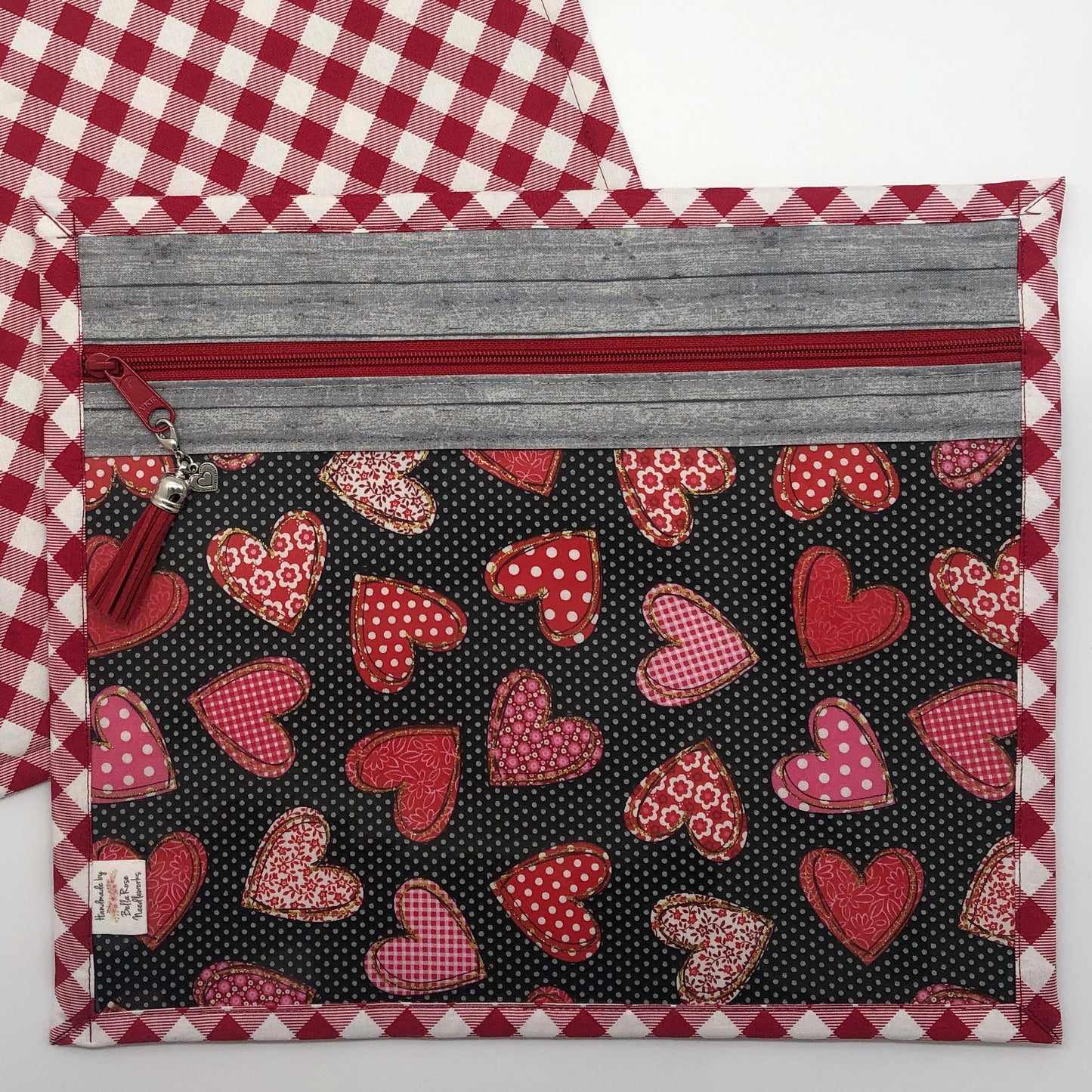Be My Valentine ~ Vinyl Front Project Bag