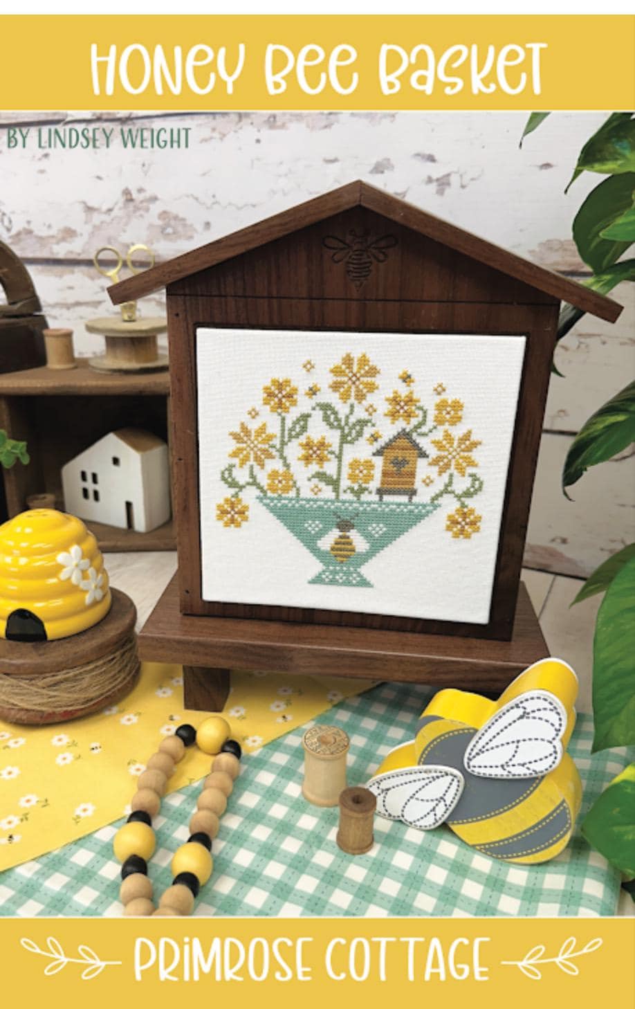 Honey Bee Basket ~ Primrose Cottage