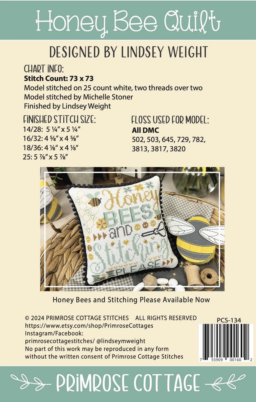 Honey Bee Quilt ~ Primrose Cottage