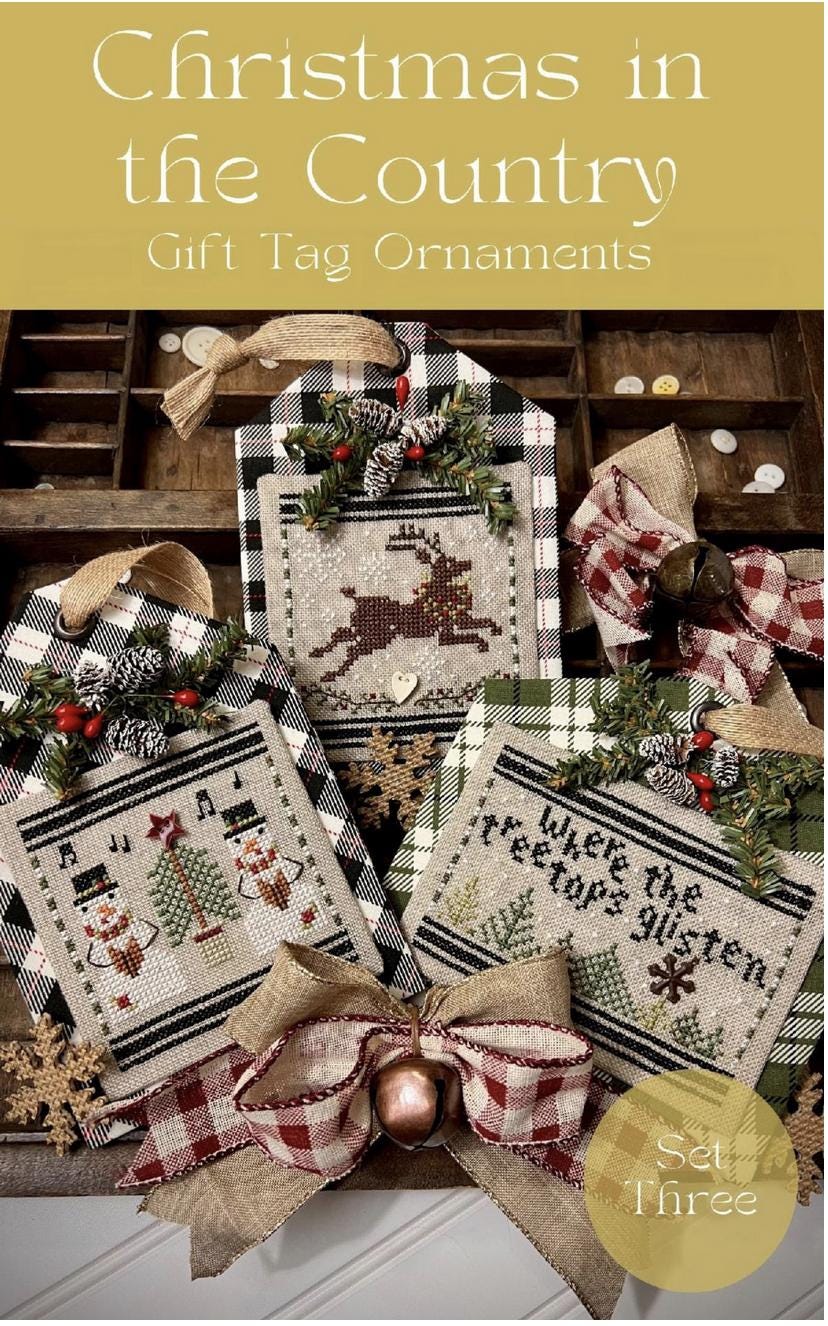 Christmas in the Country - Set 3 ~ Annie Beez Folk Art