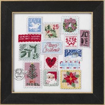 Warm Postal Wishes ~ Beaded Kit ~ Mill Hill Curly Girl Design